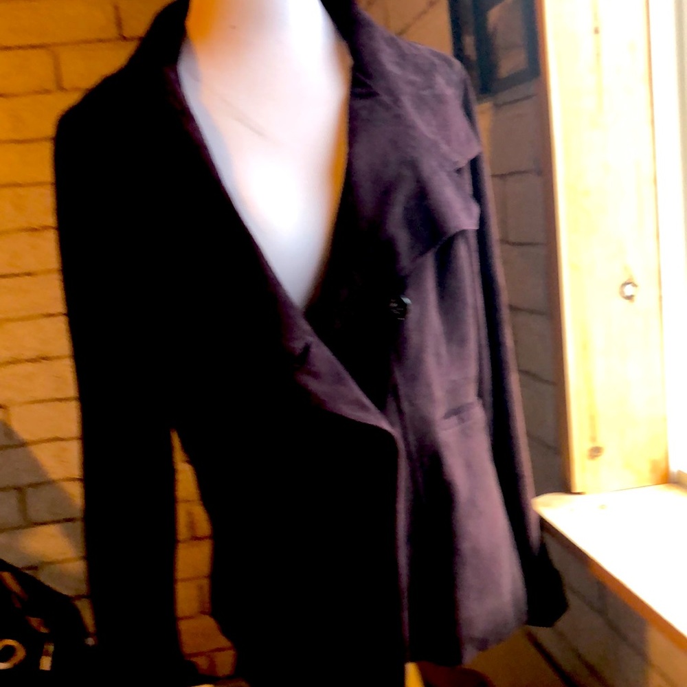 Anne Klein Suede leather Jacket.